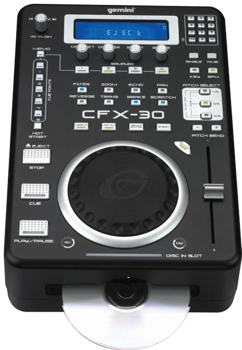 GEMINI CFX-30 - AUDIO SECTION: - 1