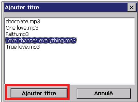 AIRIS T920C - Créer une liste d'écoute - 2
