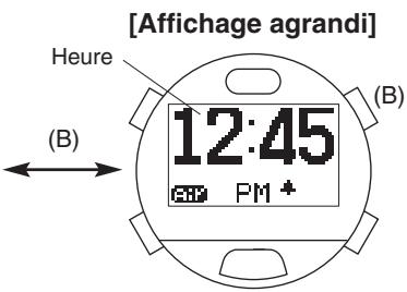 CITIZEN WATCH D71 - commutation d'affichage - 2