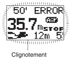 CITIZEN WATCH D71 - Erreur de temps d'hyperoxie - 1