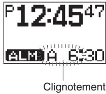 CITIZEN WATCH D71 - Réglage de l'avertisseur - 2