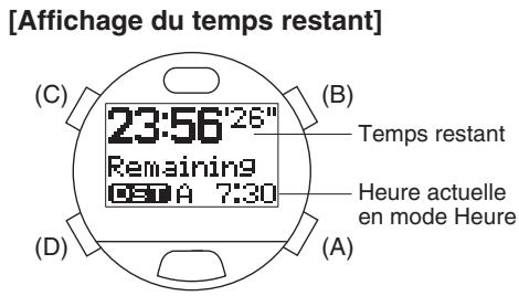 CITIZEN WATCH D71 - Utilisation du mode minuterie de destination - 2