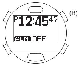 CITIZEN WATCH D71 - Utilisation du mode avertisseur - 1