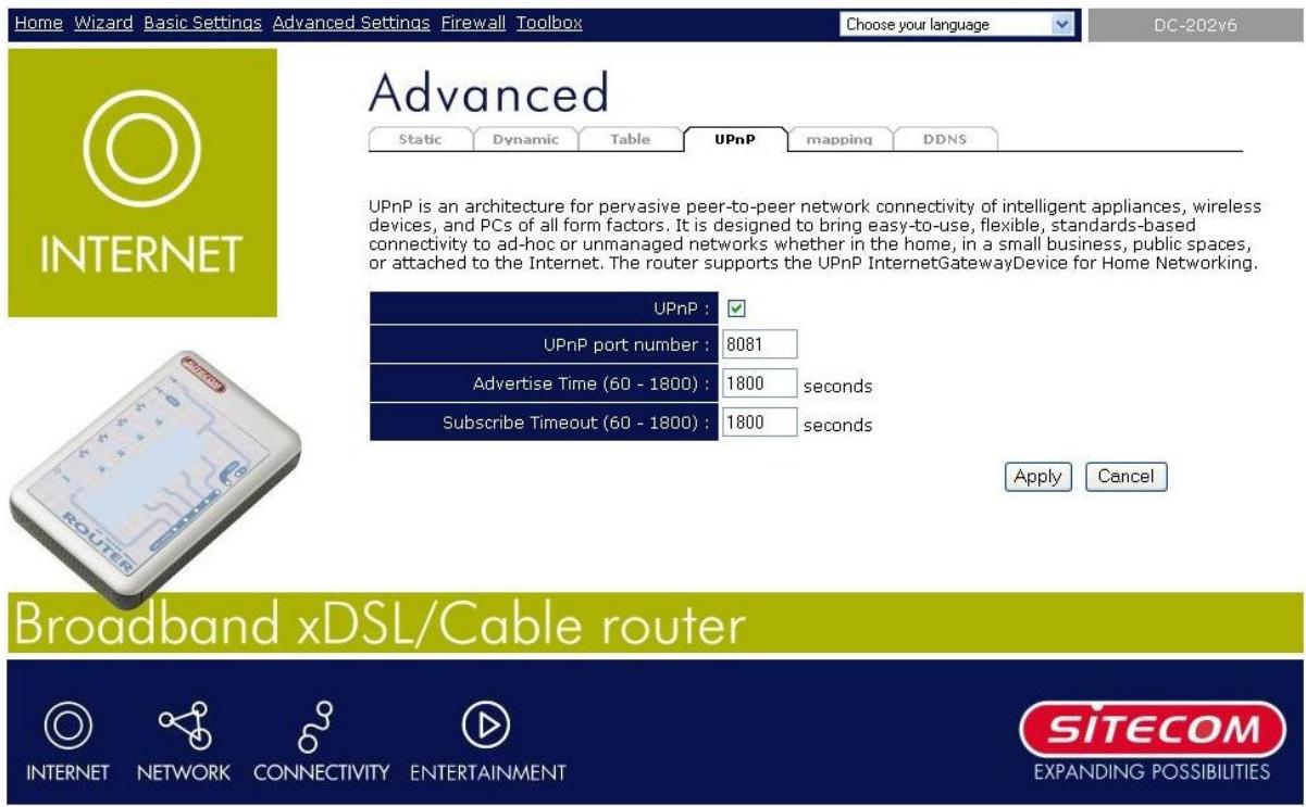 SITECOM DC-202V6 - UPnP - 1