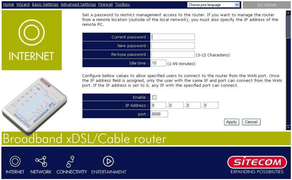 SITECOM DC-202V6 - Password - 1