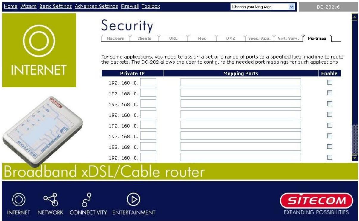 SITECOM DC-202V6 - Redirection de ports - 1