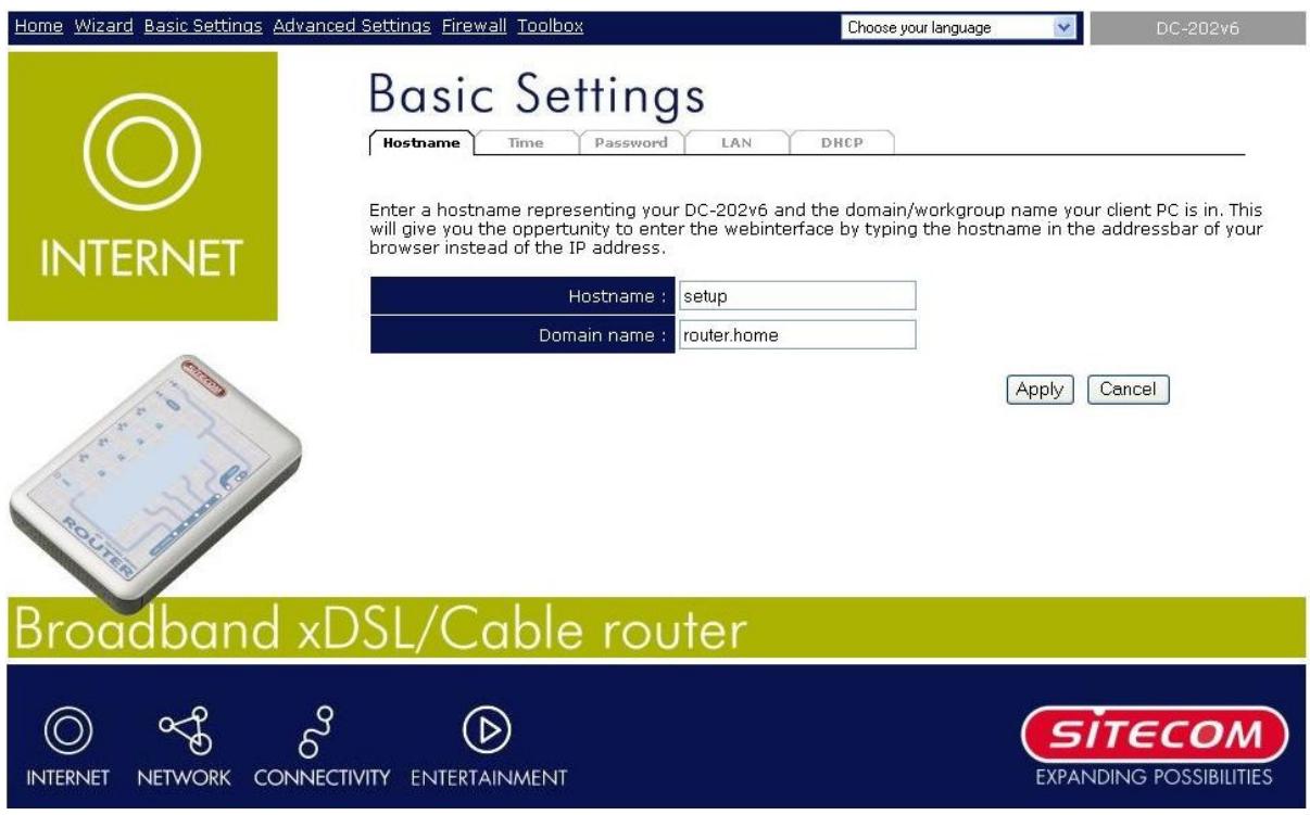 SITECOM DC-202V6 - Host Name - 1