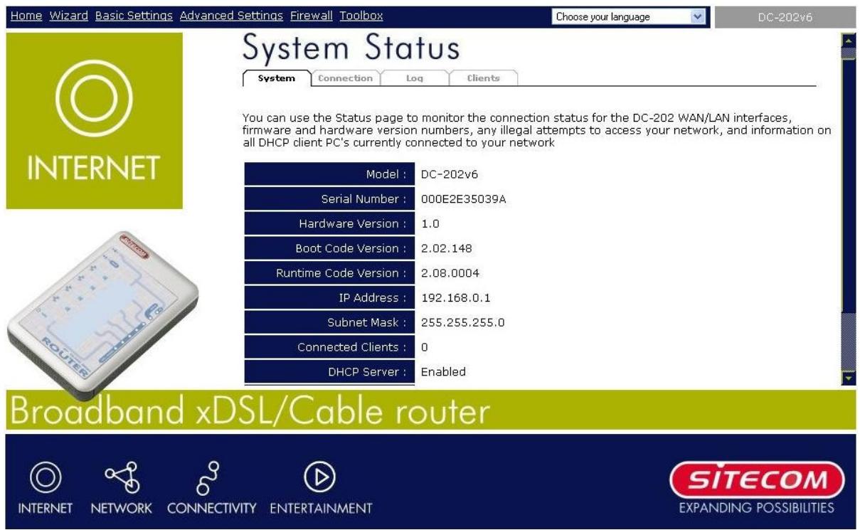SITECOM DC-202V6 - Status - 1