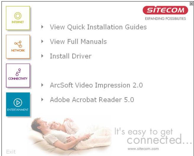 SITECOM VP-003 - Impression de video Arcsoft - 1