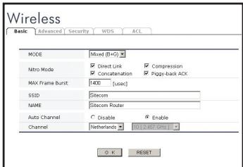 SITECOM WL-143 - Paramètres sans fil - 1