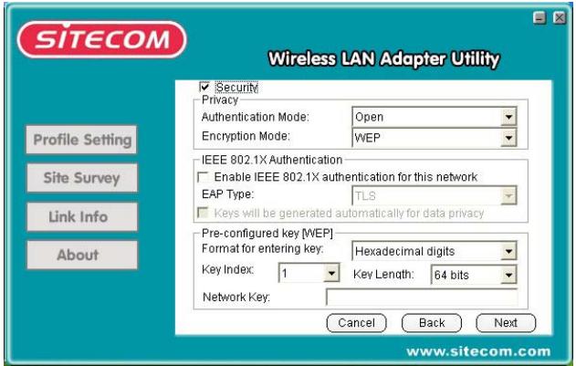 SITECOM WL-151 WIRELESS PCI ADAPTER MIMOXR - Sécurité - 1