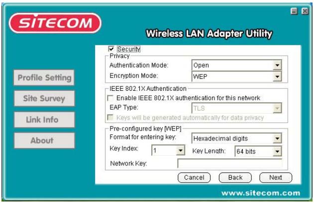 SITECOM WL-151 WIRELESS PCI ADAPTER MIMOXR - Sécurité - 1