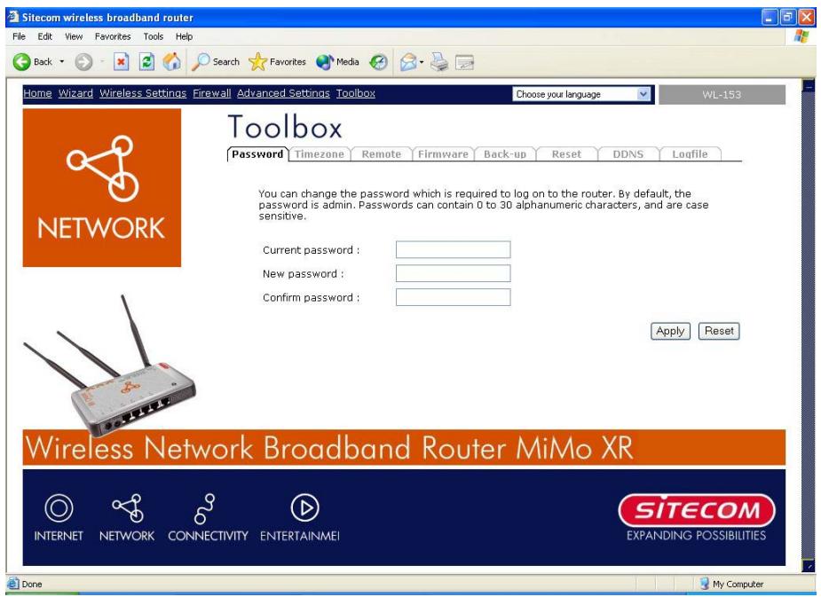 SITECOM WL-153 WIRELESS BROADBAND ROUTER FM - Chapitre 9 Outils - 1