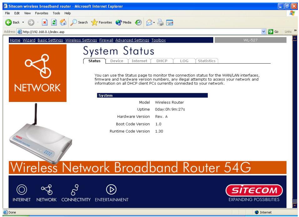 SITECOM WL-153 WIRELESS BROADBAND ROUTER FM - Etat (Status) - 1