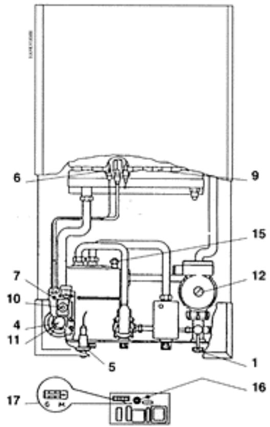 ASTON THERMICA CMA 20 C TOP - Arrêt mod. CMA 20 C TOP-U/F - 1