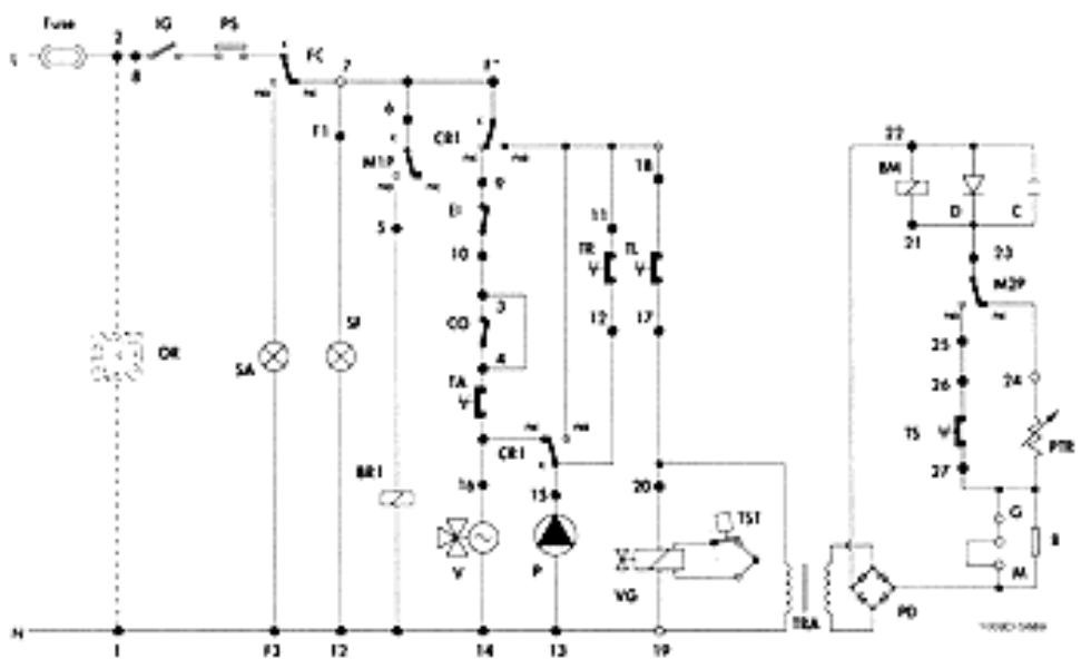 ASTON THERMICA CMA 20 C TOP - Connexions electriques schemas - 4