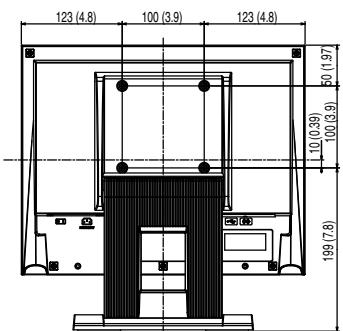 EIZO DURAVISION FDX1501 - Dimensions externes - 10