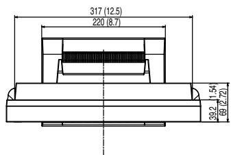 EIZO DURAVISION FDX1501 - Dimensions externes - 1