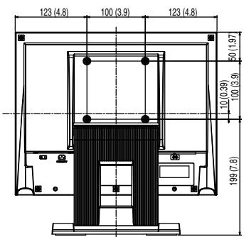EIZO DURAVISION FDX1501 - Dimensions externes - 5