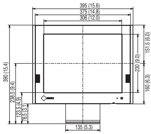 EIZO ECLIENT 630L-N - Dimensions - 1
