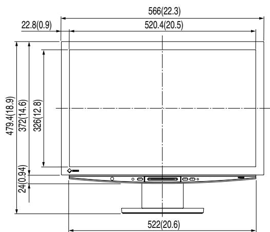 EIZO FLEXSCAN HD2442W - 4-2 Spécifications - 1