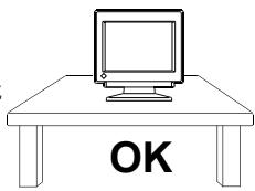 EIZO FLEXSCAN T966 - Placez le moniteur sur une surface stable et robuste. - 1