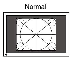 EIZO COLORGRAPHIC CG223W,  COLOREDGE CG243W,  COLORGRAPHIC CG241W,  COLORGRAPHIC CG245W,  COLOREDGE CG246W-BK,  COLOREDGE CG276W-BK,  COLORGRAPHIC CG275W - Pour modifier la taille de l'écran [Taille] - 3