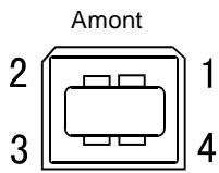 EIZO COLORGRAPHIC CG223W,  COLOREDGE CG243W,  COLORGRAPHIC CG241W,  COLORGRAPHIC CG245W,  COLOREDGE CG246W-BK,  COLOREDGE CG276W-BK,  COLORGRAPHIC CG275W - Affectation des broches du connecteur - 3
