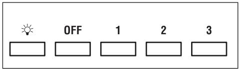 FALMEC PRESTIGE - BEDIENFELD MIT 5 TASTEN - 2