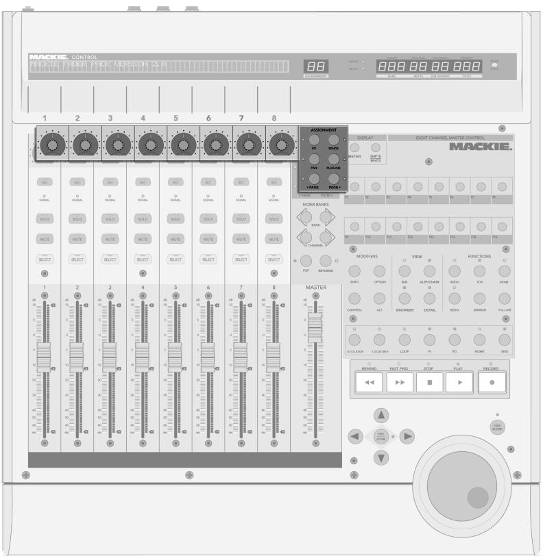 ABLETON LIVE 5 - V-pots et commutateurs d'assignation - 1