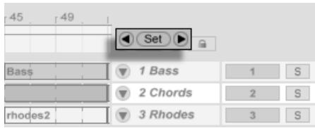 ABLETON LIVE 5 - Lancement de l'arrangement avec les repères - 2