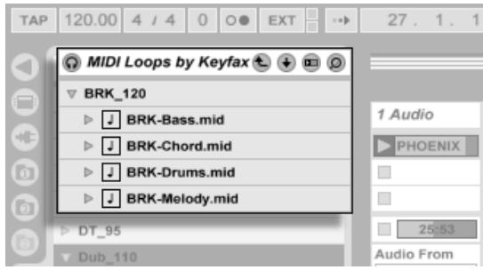 ABLETON LIVE 5 - Clips MIDI et fichiers MIDI - 1