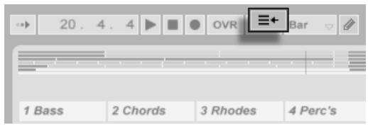 ABLETON LIVE 5 - Désactiver temporairement l'automation - 1