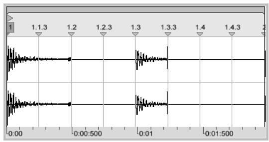 ABLETON LIVE 5 - Coupure ou atténuation de notes dans un échantillon - 2