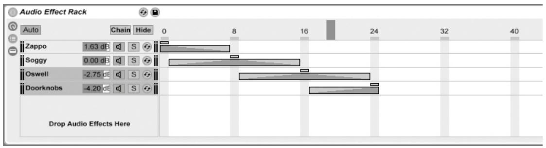 ABLETON LIVE 6 - Crossfade de banques preset à l'aide des plages de fondu - 1