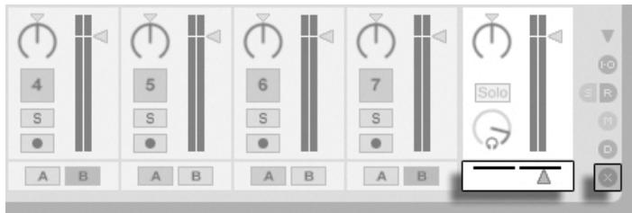 ABLETON LIVE 6 - Utilisation du crossfader de live - 1