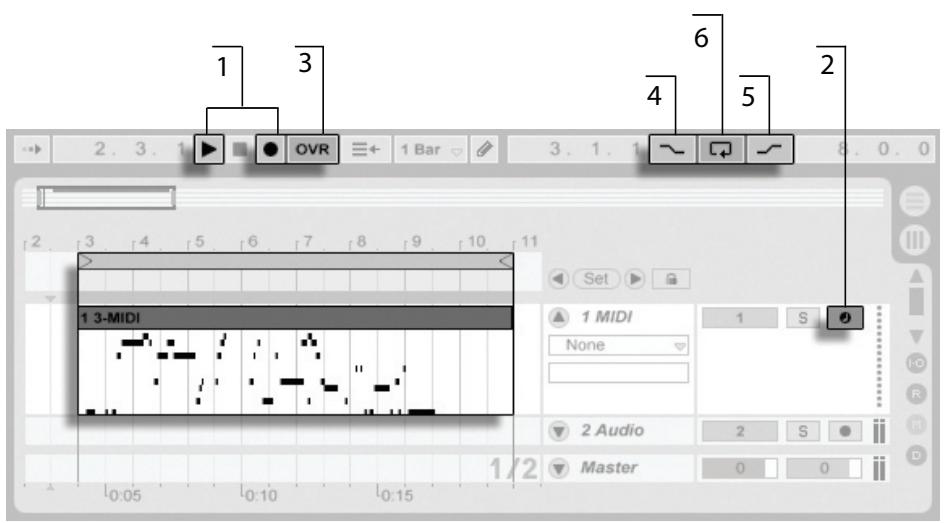 ABLETON LIVE 6 LE - Enregistrer dans l'Arrangement - 1