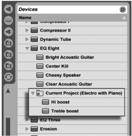 ABLETON LIVE 6 LE - Projets et preset - 1