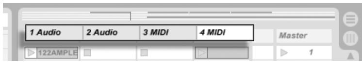 ABLETON LIVE 6 LE - Pistes audio et MIDI - 1
