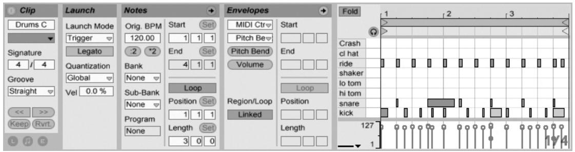 ABLETON LIVE 6 LE - Clips MIDI et fichiers MIDI - 2