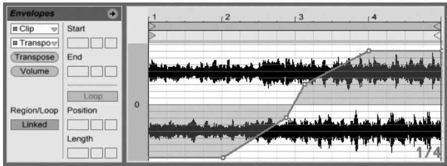 ABLETON LIVE 6 LE - Enveloppes de clip - 1