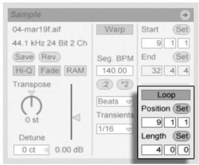 ABLETON LIVE 6 LE - Bouclage de Clips - 1