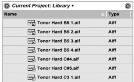 ABLETON LIVE 6 LE - Clips audio et échantillons - 1