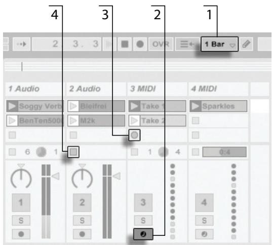 ABLETON LIVE 6 LE - Enregistrer dans les emplacements de Session - 1