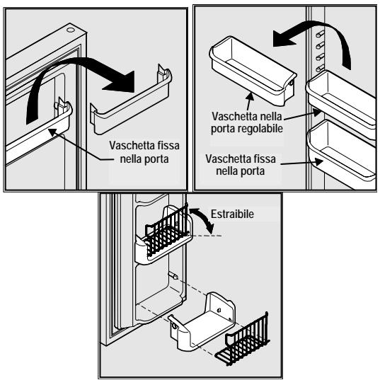FRIGIDAIRE GLSZ28V8CB4 - Per cancellare la posizione di una vaschetta regolabile: - 1