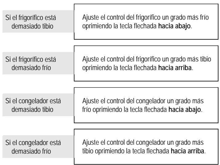 FRIGIDAIRE GLVC25V7DB1 - Ajustes de la temperatura - 2