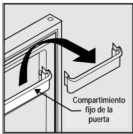 FRIGIDAIRE GLVC25V7DB1 - Paracaebar de posicón un compartmentivo ajustable de la puerta: - 1