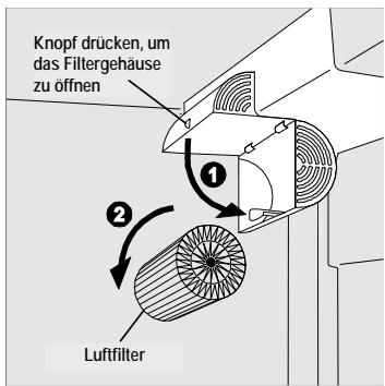 FRIGIDAIRE GLVC25V7DB1 - Auswechseln des Luftfilters - 1