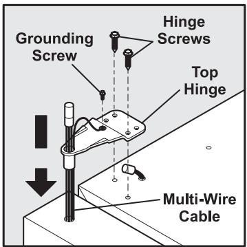 FRIGIDAIRE GLVC25V7DB1 - To remove the freezer door: - 3