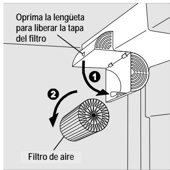 FRIGIDAIRE GLVC25V7DB1 - Reemplazo del filtro de aire - 1